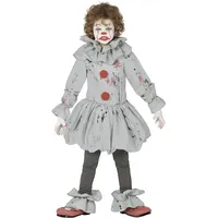 FIESTAS GUIRCA Teuflischer Clown Kostüm für Kinder