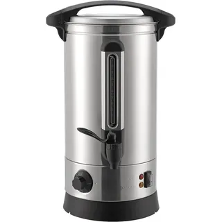 Juskys Glühweinkocher Teramo 10 Liter 1500W mit Zapfhahn, & Überhitzungsschutz, 30 - 110°C, Edelstahl, elektrisch, Heißgetränkespender