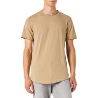 ONLY & SONS T-Shirt Langes Einfarbiges Kurzarm Shirt Basic Shortsleeve aus Baumwolle ONSBENNE