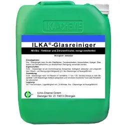 ILKA Glasrein Glasreiniger für Glas, Scheiben, Spiegel 9000-010 , 10 Liter - Kanister