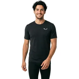Salewa Eagle Minilogo Merino T-Shirt schwarz L