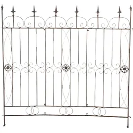 CLP Gartenzäune Mangold 4er Set 60 x 30 cm Bronze