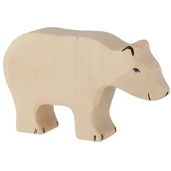 HOLZTIGER Eisbär  fressend