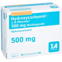 HYDROXYCARBAMID-1A Pharma 500 mg Hartkapseln 30 St