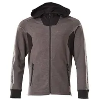 Mascot Kapuzen-Sweatjacke ACCELERATE - XS - dunkelanthrazit/schwarz