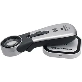 Schweizer Handleuchtlupe Tech-Line Induktion Vergr.10x LED Linsen-Ø 22,8mm Schweizer,