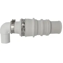 SFA Sanibroy SFA Ablaufbogen mit Rückstauklappe PCLB für Sanidouche