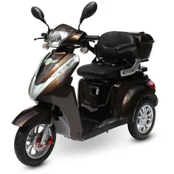 ECO ENGEL 501, Senioren- / Elektromobil, 25 km/h mit 20 Ah Li-Io Akku herausnehmbar, Braun