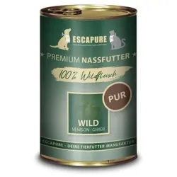 ESCAPURE Nassfutter Pur Adult Wild 6x400 g