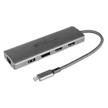 Good Connections USB-C-Hub (10-Port), 2x HDMI 2.0, 1x DP, 1x USB-C PD 96W