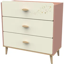 Demeyere Kommode Suzie Lack Orange Apricot