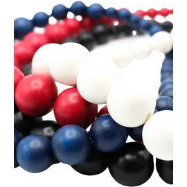 COLLEZIONE ALESSANDRO Kette mit Anhänger "Aleika", Damen, Gr. onesize, Holz, blau, COLLEZIONE ALESSANDRO, Basic, Halsketten, aus Holzperlen in verschiedenen Größen