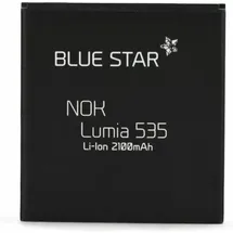 Bluestar Akku Ersatz kompatibel mit Nokia Lumia 535 / 535 Dual Sim 2100 mAh Austausch Batterie Bl-l4a Rm-1090