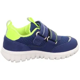 superfit SPORT7 Mini Sneaker, BLAU/GELB 8010, 25 EU