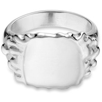 Drippy Signet Ring - Silber Sterling 925 / 48 - 48 Eurosize - Jane Kønig