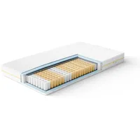 Luxusbetten24 NightSense® Taschenfederkern-Matratze mit Aloe-Vera-Bezug - 220x200 - H4