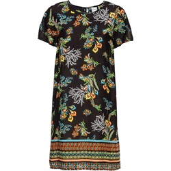 Modal-Kleid, Druck schwarz, 50