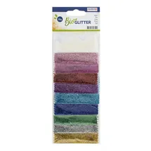 Glorex  Bio Glitter fein 10 Farben 20 g