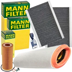 Mann Filtersatz Inspektionspaket Passend Für Bmw 5er E60 E61 525d 530d: Filter, Innenraumluft Wilmink Group: Wg2486537 Stark: Skif0170085 Valeo: 69886