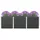 vidaXL Hochbeet 300 x 50 x 91 cm Grau