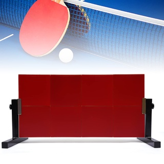 Tischtennis Returnboard Tischtennisplatte Tisch Pro Tischtennis Returnbrett Ping-Pong-Reboard Rücksprungbrett Trainingsgerät Indoor(Rot)