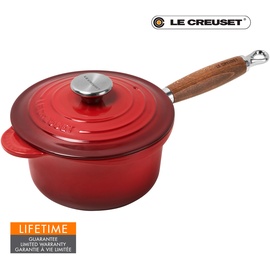 Le Creuset Tradition Profitopf 18 cm kirschrot mit Holzgriff