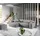 DeLife Ecksofa Sirpio XL 270x170 cm Mikrofaser Taupe Recamiere variabel mit Hocker