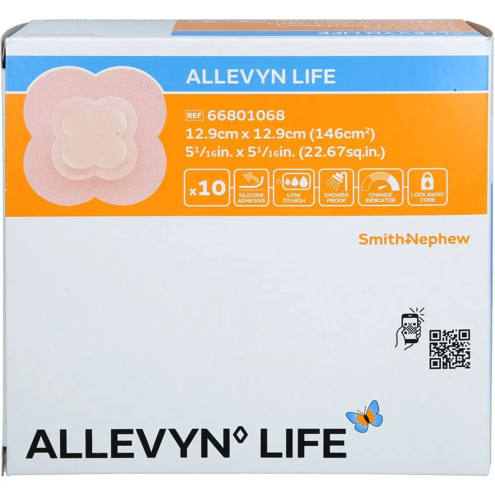 ALLEVYN Life 12,9x12,9 cm Silikonschaumverband 10 St