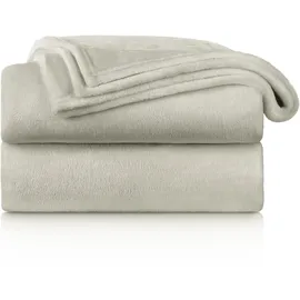 Blumtal Kuscheldecke 150 x 200 cm Beige