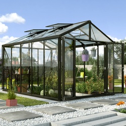 Vitavia Aktionsangebot (inkl. 100 Euro Zubehör): Gewächshaus "Zeus Comfort 10000",schwarz,10 m2