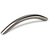 SO-TECH® Möbelgriff Bogengriff BG01e echt Edelstahl BA 64 - 320 mm - incl. Schrauben, Griff Schrankgriff Schubladengriff - incl. Schrauben silberfarben Bohrlochabstand: 64 mm