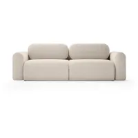 Fedve Sofa, Beige, Textil, 246x70x100 cm, Wohnzimmer, Sofas & Couches, Schlafsofas