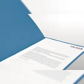 Falken Aktendeckel blau,