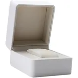 PACKOVE Uhrenbox für Armbanduhren Uhrenetui zur Aufbewahrung Weiß Robust und Elegant mit Kissen zum Schutz
