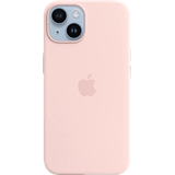 Apple iPhone 14 Silikon Case mit MagSafe - Kalkrosa