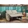 luma-home Relax Sofa 2-Sitzer Couch Federkern Liegefunktion verstellbar Bezug Cord Beige / 15505 - 2 Jahre Gewährleistung - mind. 14 Tage Rückgaberecht - Beige