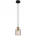Smoky 1-flg 12 cm bunt/Glas/Holz/Metall