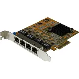 Startech LAN-Adapter, 4x RJ-45, PCIe x4 (ST1000SPEX43)