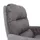 Mendler Esszimmerstuhl HWC-G66 Stoff hellgrau-grau 6er Set