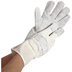 HYGOSTAR Arbeitshandschuh 'WORK', natur, XXL, Rindspaltleder