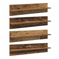 VidaXL Wandregal 80 x 11,5 x 18 cm Altholz