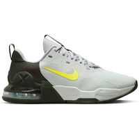 NIKE Herren Workoutschuhe M AIR MAX ALPHA TRAINER, LIGHT SILVER/HIGH VOLTAGE-SEQUOIA, 44 1⁄2