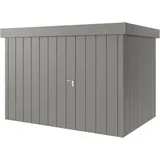 hörmann stauraumsysteme Gerätehaus Juno 3,10 x 2,14 m Grau