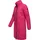 Ragwear Damen, Wintermantel Warmer wasserdichter Steppmantel lang mit abnehmbarer Kapuze Rebela YOUMODO Fuchsia Gr. S - S