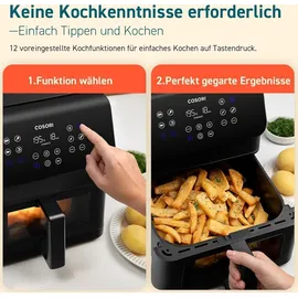 COSORI Clear Blaze CAF-P652-KEU schwarz