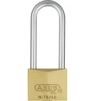 ABUS 75/40HB63 Vorhangschloss Messing mit Wendeschlüssel gleichschließend