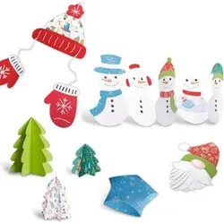 URSUS BÄHR Papier-Bastelset Winter Holidays 8080003F