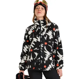Roxy Alabama Full Zip Printed - Fleecejacke - Damen, True Black big flower, XL