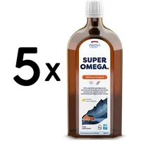 (2500 ml, 65,54 EUR/1L) 5 x (Osavi Super Omega, 2900mg Omega 3 (Lemon) - 500 ml