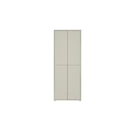 Forte Mehrzweckschrank 74,3 x 192 x 34,8 cm Beige